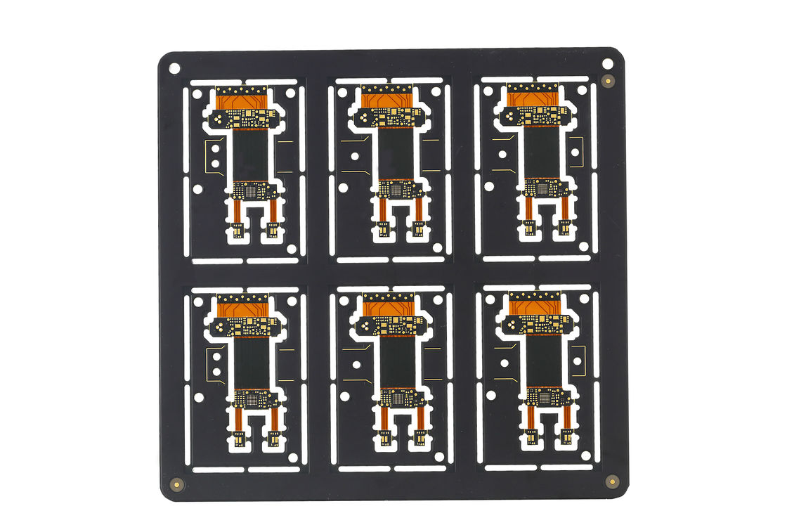 SMD Bga Dip Rigid Flex PCB Assembly 4 στρώμα Sanforized Hasl Lf Επιφάνεια