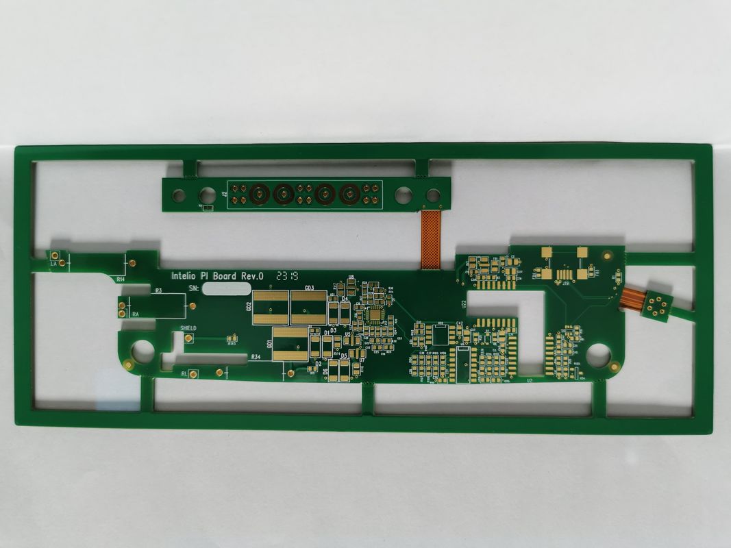 4 στρώσεις PCB board ευέλικτο εύκαμπτο PCB με Sanforized επίστρωση Hasl Lf φινίρισμα