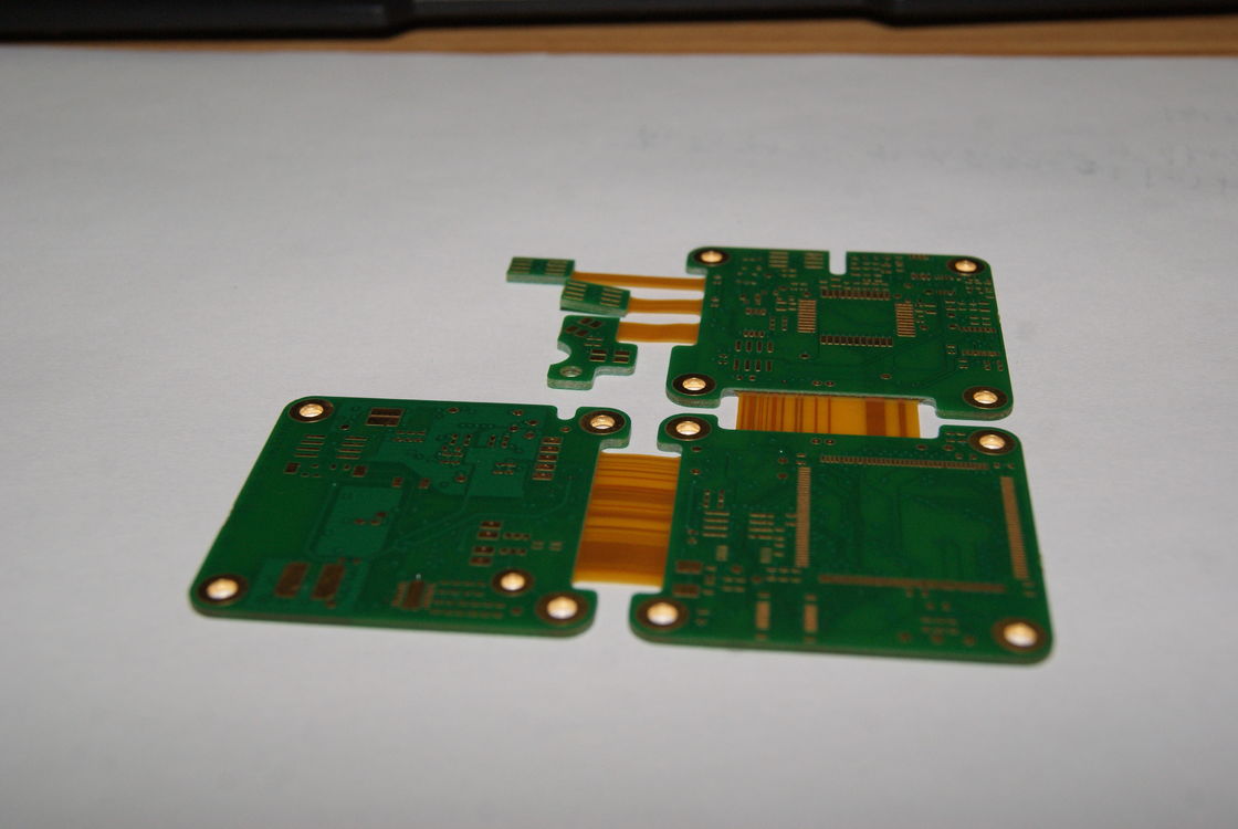 8mil Min Line Space Rigid Flex PCB με Gerber/PCB File απαιτείται και 0,075mm Min.