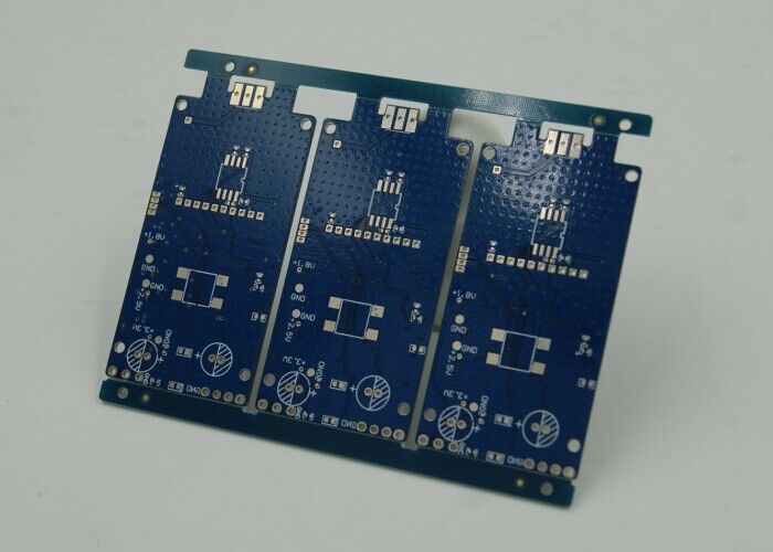 Fr-4 Διπλής όψης PCB πράσινη βύθιση χρυσό κυκλώματα White Silkscreen OSP τελικό