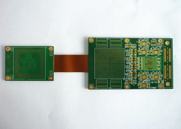 Πυκνότητα Συγκρότημα Sanforized Rigid Flex PCB 1-28 στρώματα 52L 0,5-10mm ακτίνα κάμψης