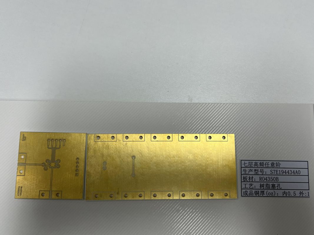7 στρώσεις Rogers PCBs Board με ENIG 3U