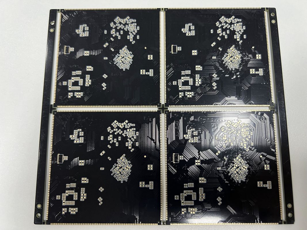 Υψηλής πυκνότητας HDI πλακέτα PCB με μισή τρύπα BGA 0,25 mm Σημείο λάμπας 10 1 αναλογία όψεων