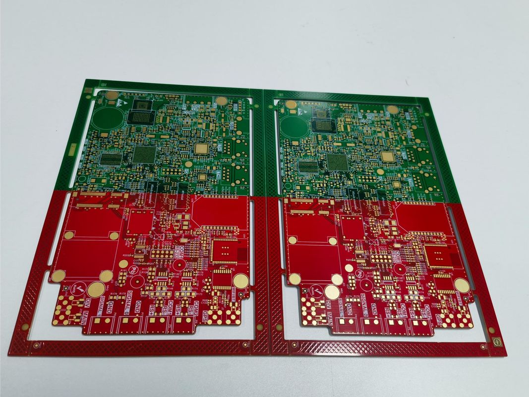 Προηγμένη πολυεπίπεδη πλακέτα PCB 4 χρώματα της μάσκας συγκόλλησης σε μια πλακέτα PCB