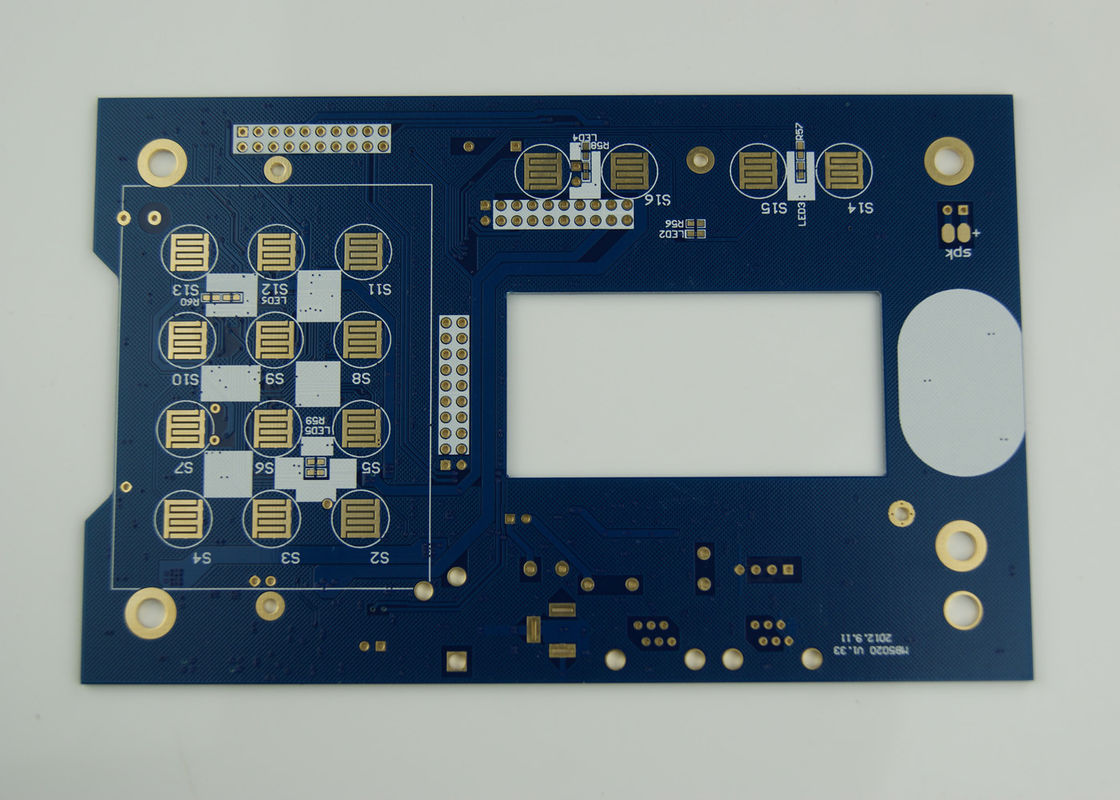 FR-4 Πηγή υλικό διπλό στρώμα PCB 1,6 mm για περιβάλλον θερμοκρασίας και τάσης