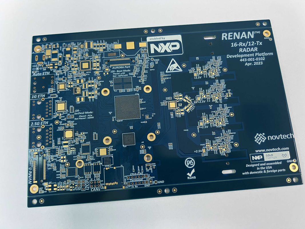 Προχωρημένο HDI PCB board με τυφλή και θαμμένη διάδρομο 100%E-Testing Immersion surface