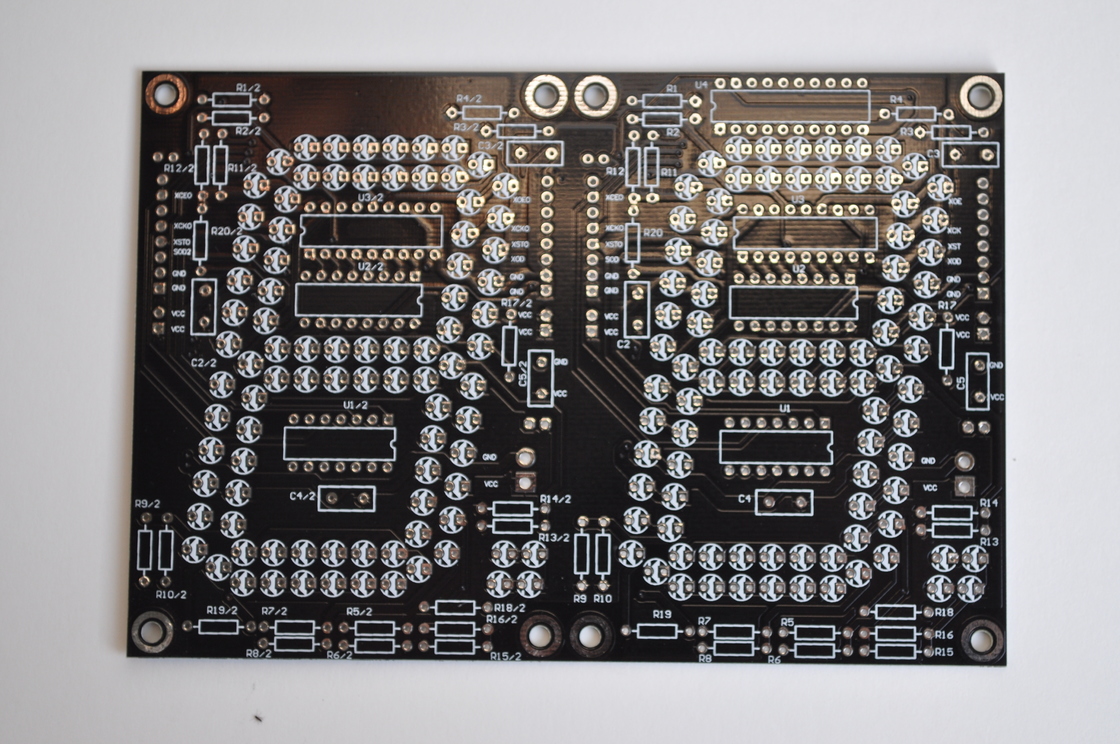 Τυπική Τεχνολογία Διπλής Στρώσης PCB 1.6mm Πάχος Πλάκας για Ανώτερη Απόδοση