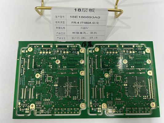 Διασύνδεσμος πυκνότητας 6-32L HDI PCB Board 3/3 Mil με 0,25mm BGA IT180 ENIG3-8u